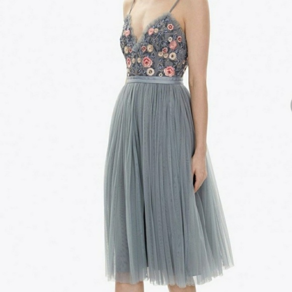 🍒NWT🍒 ANTHRO X NEEDLE & THREAD DRESS - Picture 3 of 8